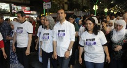 Diyarbakır’da on binler kayyuma karşı yürüdü: Sokaklar bizim, saraylar sizin