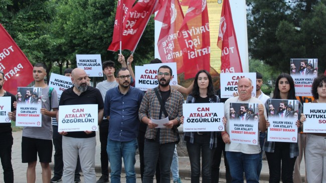 TİP, Diyarbakır’da Can Atalay için basın açıklaması düzenledi
