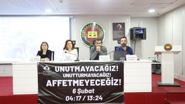 Diyarbakır’da 6 Şubat Depremi’nin yıldönümü paneli düzenlendi