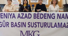 MKG Dicle Müftüoğlu ve Nadiye Gürbüz için basın açıklaması düzenledi