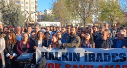 Van Büyükşehir Belediyesine kayyum atanması Diyarbakır’da protesto edildi