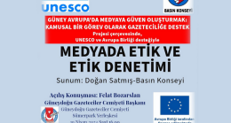 GGC, UNESCO ve Avrupa Birliği desteğiyle Medya’da Etik ve Etik Denetimi atölyesi düzenliyor