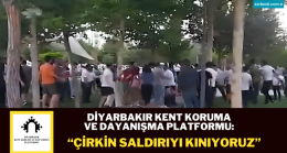 Diyarbakır Kent Koruma ve Dayanışma Platformu: Çirkin Saldırıyı Kınıyoruz