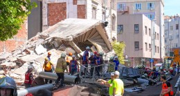 İstanbul’da üç katlı bina çöktü: 7 yaralı