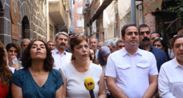 DEM Parti’den saldırıya uğrayan Hewş Kafe’ye ziyaret