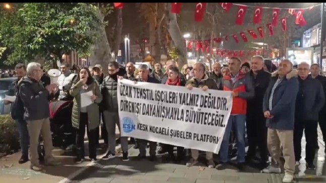 KESK’ten Özak işçilerine destek açıklaması