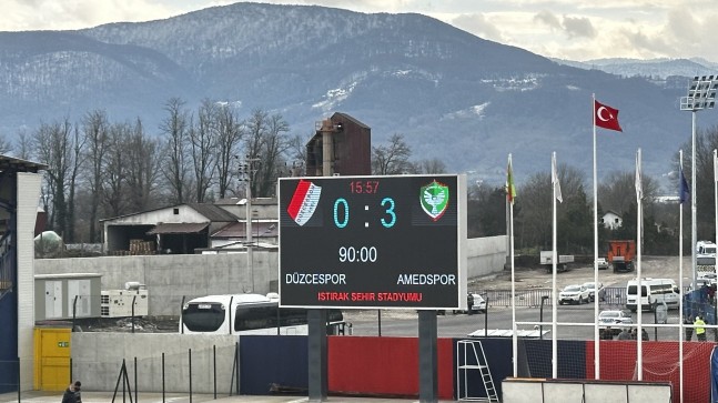 Amedspor deplasmanda 3 golle galip ayrıldı