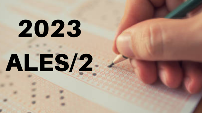 2023-ALES/2 başvuruları başladı