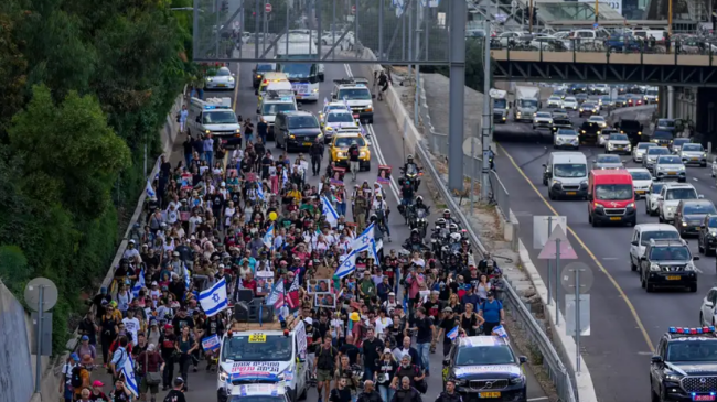 İsrail’de rehineler için beş günlük yürüyüş
