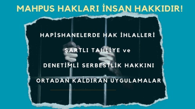 İHD İstanbul’da “Mahpus hakları İnsan hakkıdır” paneli düzenliyor