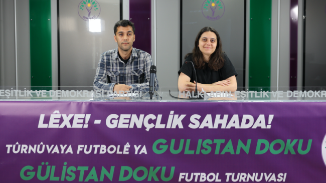 DEM Parti Gülistan Doku adına futbol turnuvası başlatıyor