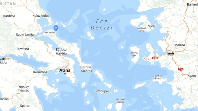 Yunanistan’da 4,5 büyüklüğünde deprem