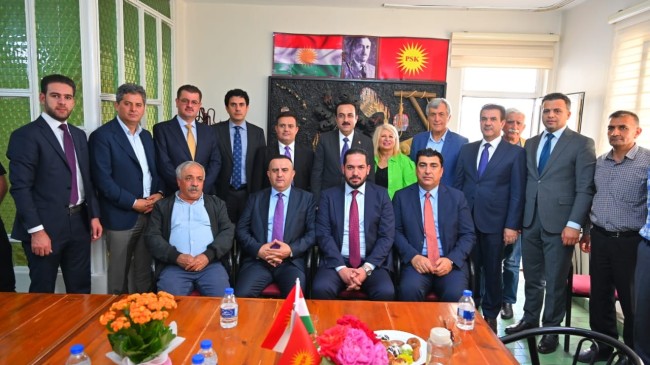 Hewlêr Valisi Diyarbakır’da PSK’yi ziyaret etti