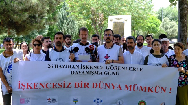 Diyarbakır’da kurumlardan ortak açıklama: İşkenceye Hayır Diyoruz!