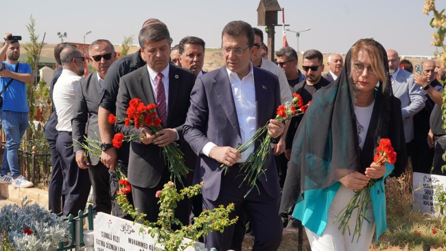 Ekrem İmamoğlu Adıyaman’da: İlk ziyareti Deprem Şehitliğine
