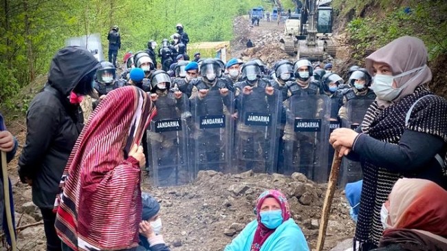 Mahkeme Kararı Uygulanmadı: İkizdere’de Cengiz İnşaat çalışmalar devam ediyor